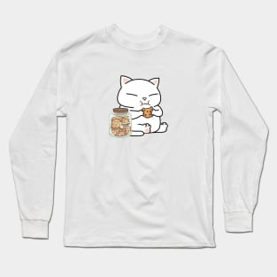 Chubby Cat Cookie Long Sleeve T-Shirt